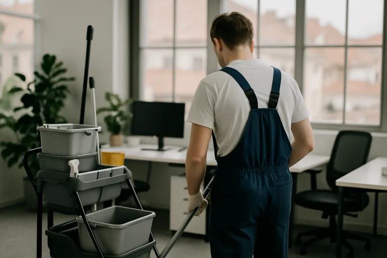 Équipe de nettoyage dans un appartement insalubre à VILLERS-SEMEUSE, travaillant avec des outils professionnels.